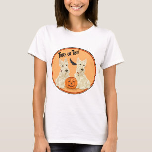 T-shirt Modèle saisonnier d'automne du Terrier Écossais