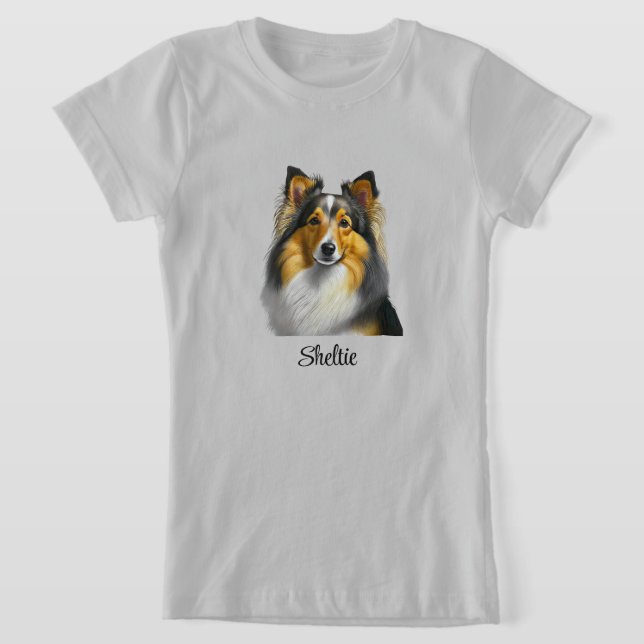 T-Shirt Modèle Sheltie Dog (Poser)