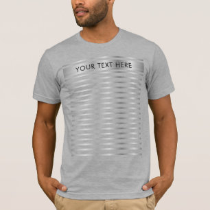 T-shirt Modèle Silver Look Ajouter votre logo Image Mens d