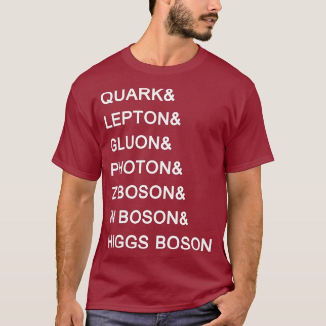 T-shirt Modèle standard Particules Higgs Boson Physique (Devant)