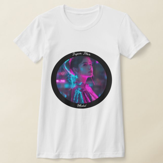 T-shirt Modèle Super Star (Poser)