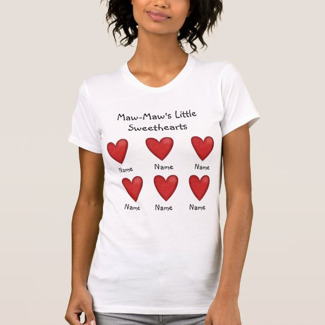 T-shirt Modèle supérieur de petites dames des amoureux des (Devant)