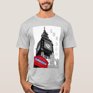 T-shirt Modèle tendance élégant moderne Londres Big Ben