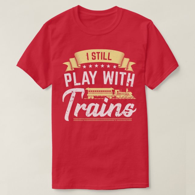 T-shirt Modèle train chemin de fer Locomotive Conducteur C (Design devant)