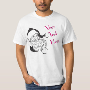 T-shirt Modèle Vintage du Père Noël