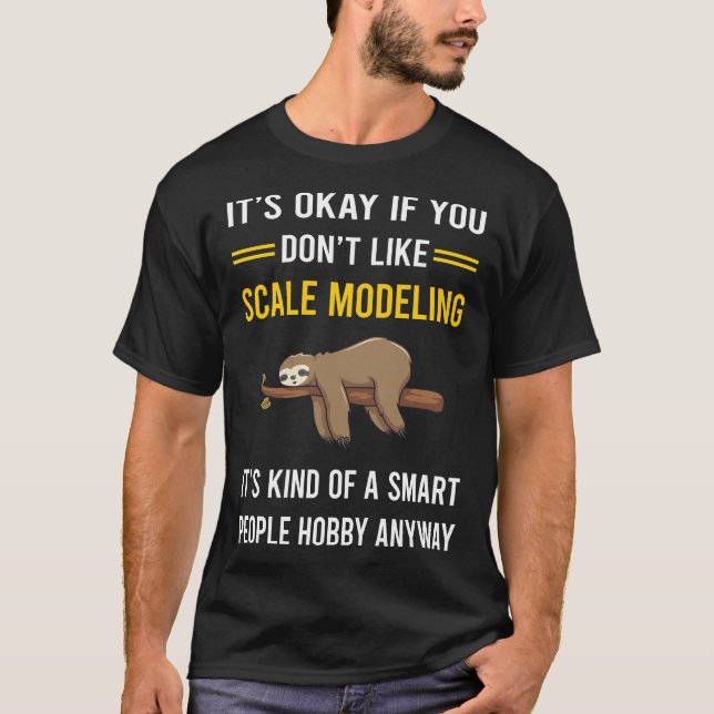 T-shirt Modélisation à l'échelle des personnes intelligent (Devant)