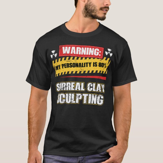 T-shirt Modélisation d'argile surréaliste (Devant)