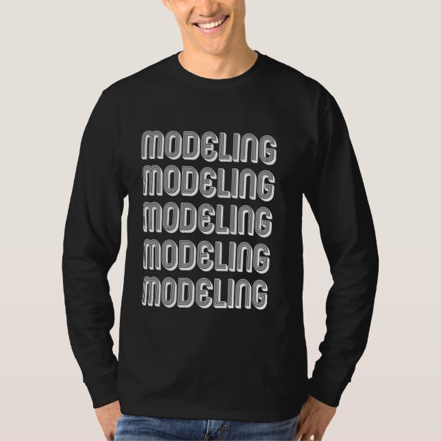 T-shirt Modélisation de l'auteur (Devant)