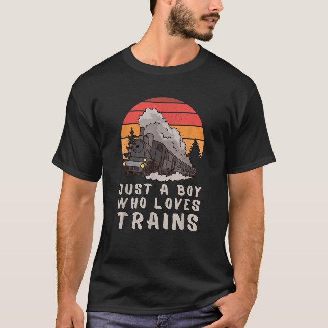T-shirt Modélisme Ferroviaire Collectionneur de Trains Che (Devant)