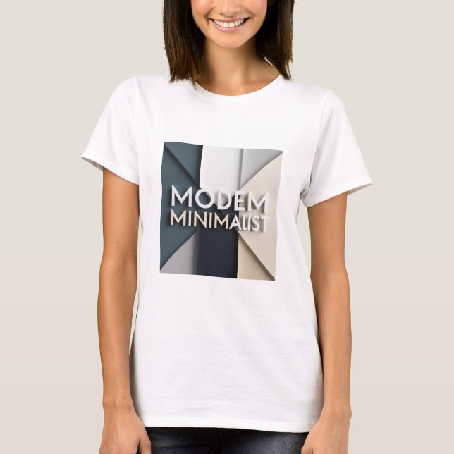 T-shirt Modem Minimalist (Devant)