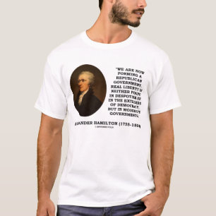T-shirt Modéré républicain de gouvernement d'Alexander