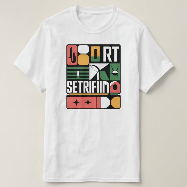 T-shirt modern  (Design devant)