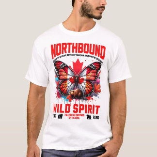 T-shirt Modern Canada Wild Life Inspired Artwork Design