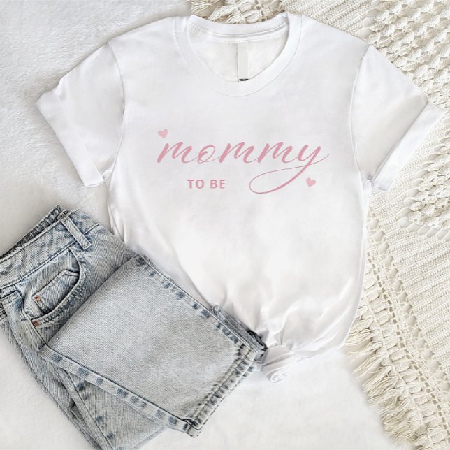 T-shirt Moderne Baby shower Boho simple Mommy à être (Créateur téléchargé)