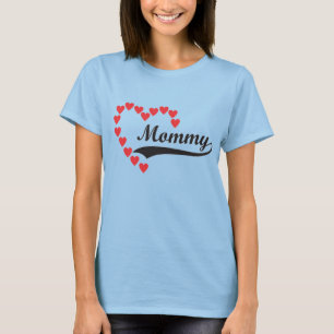 T-shirt Moderne Coeur Mommy Design