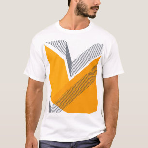 T-shirt Moderne, cool, tendance, urbain, art géométrique s