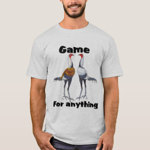 T-shirt moderne de coq nain de jeu