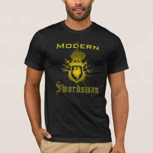 T-shirt moderne de crête de dragon d'épéiste d'