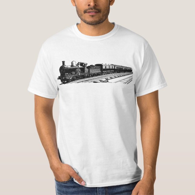 T-shirt moderne du cru 2 de train (Devant)