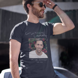 T-shirt Moderne En Souvenir Mémorial Photo