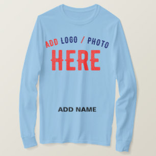 T-SHIRT MODERNE ET MODERNE CLAIR BLEU VÉRIFIÉ MARQUE