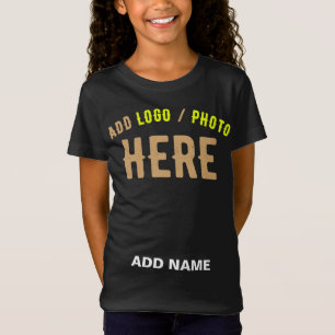 T-Shirt MODERNE ET MODERNE PERSONNALISABLE NOIR VÉRIFIÉ