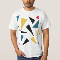 Moderne, gai, amusant, vibrant motif géométrique