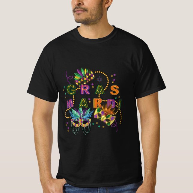 T-shirt Moderne Mardi Gras (Devant)