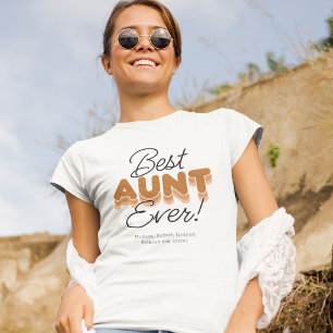 T-shirt Moderne, meilleure tante jamais