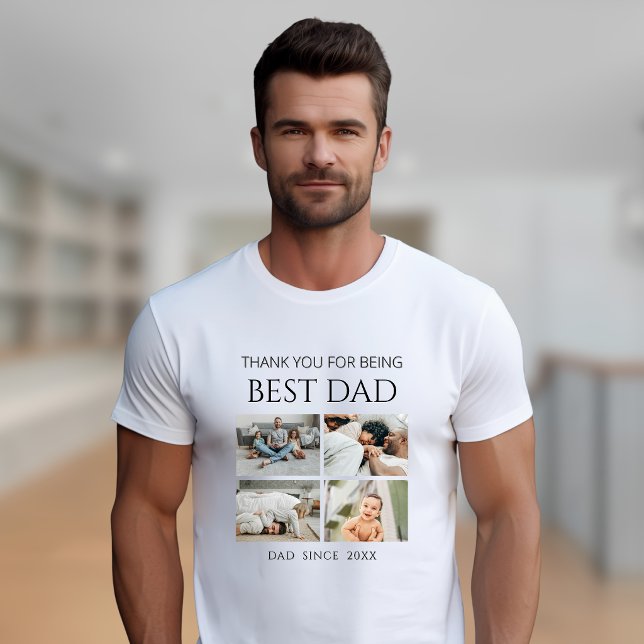 T-shirt moderne personnalisé avec un collage de ph (Créateur téléchargé)