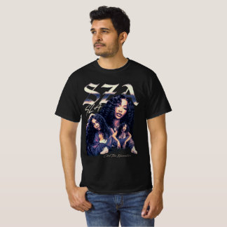 T-shirt moderne R&B inspiré de SZA – Tee-shirt gra