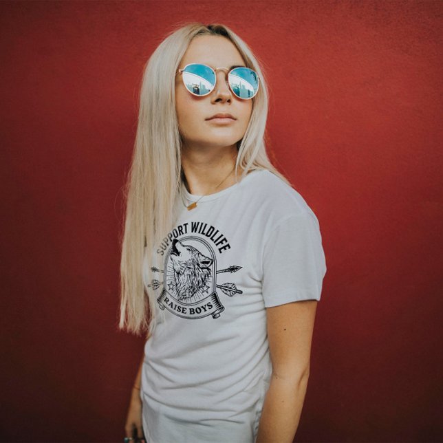 T-shirt Moderne Raise Garçons Mama Rustic Funny (Créateur téléchargé)