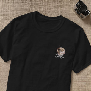 T-shirt Moderne simple Grunge Insigne personnalisé Animaux