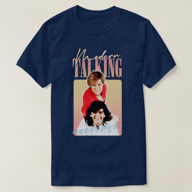 T-shirt Moderne Talking 80s Fan Design 2 (Design devant)