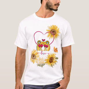 T-shirt Moderne unique mignonne amour Froggy : Hopping Coe