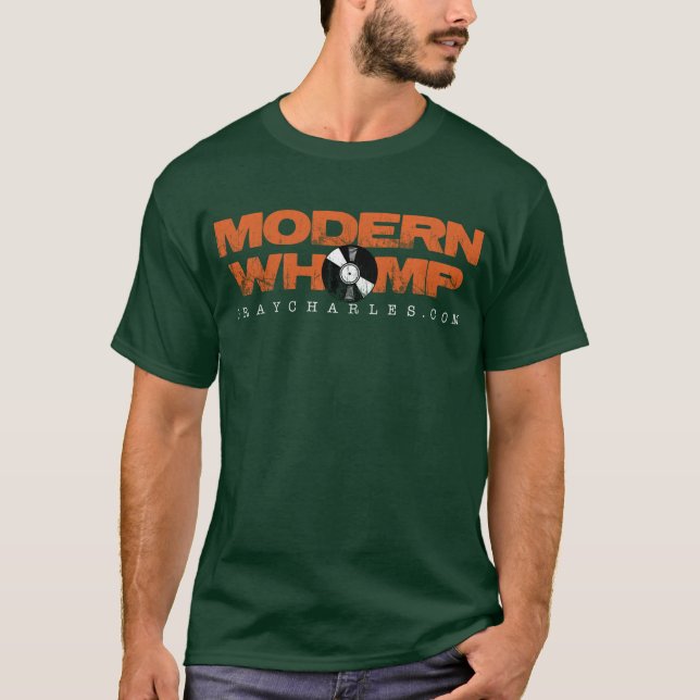 T-shirt Moderne Whomp - la pièce en t verte (Devant)