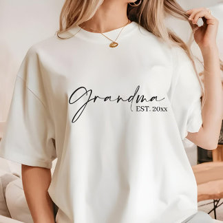 T-shirt ModernMinimalist Grandma EST