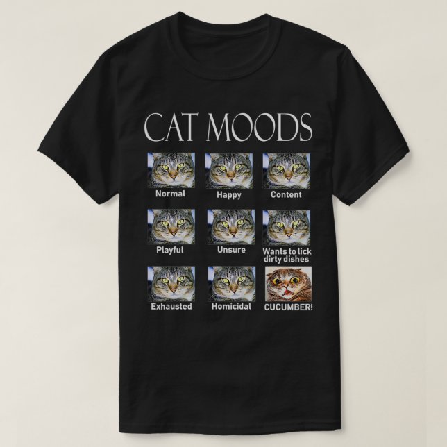 T-shirt Modes de chat (Design devant)