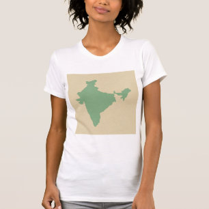 T-shirt Modes d'épices à feuilles de baie Inde