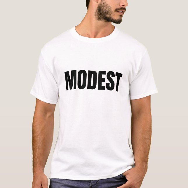 T-shirt Modest (Dark) (Devant)