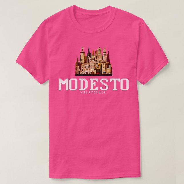 T-shirt Modesto Californie (Design devant)