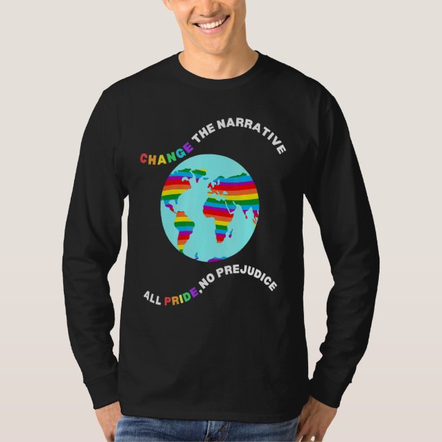 T-shirt Modifier Le narratif Sans Fierté Sans Préjudice Or (Devant)