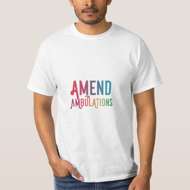 T-shirt Modifier les Ambulations (Devant)
