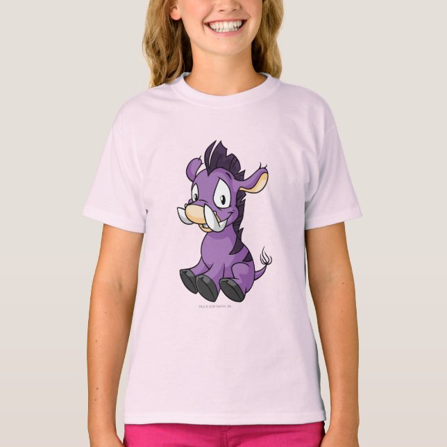 T-shirt Moehog Purple (Devant)