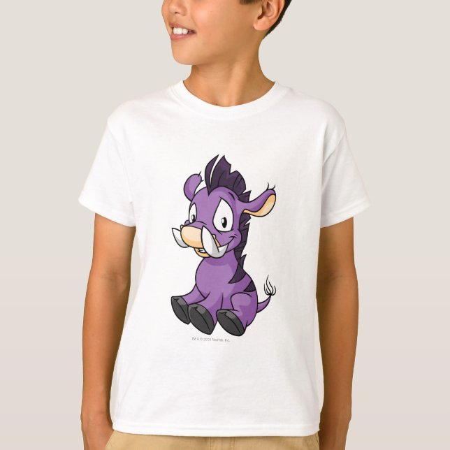 T-shirt Moehog Purple (Devant)