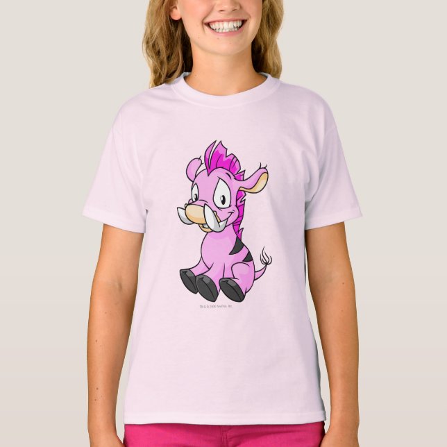 T-shirt Moehog rose (Devant)