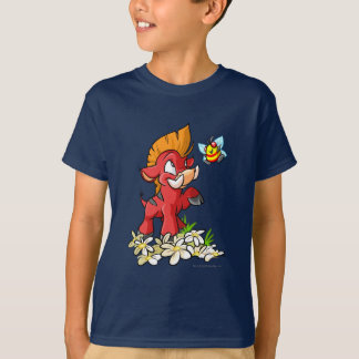 T-shirt Moehog rouge et bourdonnement
