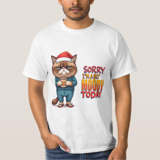 T-shirt Moeur de Noël de chat grincheux