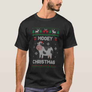 T-shirt Moey Noël Vache Père Noël Casquette Vilain Noël
