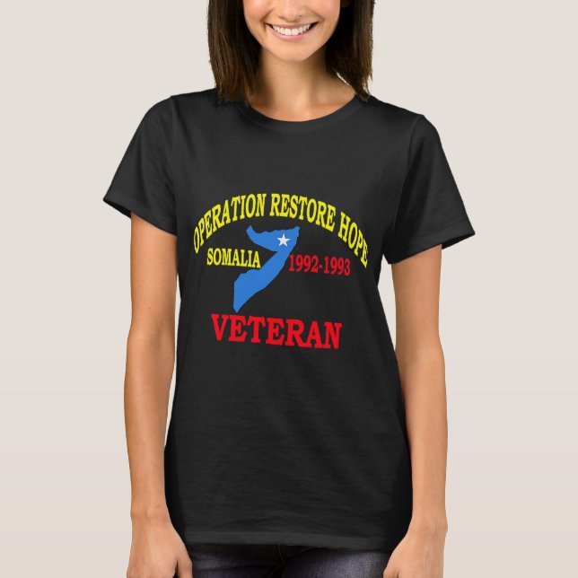 T-shirt Mogadiscio Somalie Opération vétérinaire (Devant)
